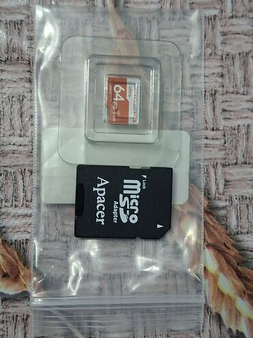 telefon ucun flash kart: MİCRO SD YADDAŞ KARTI 64 GB ölçüsündə yeni yaddaş kartıdır. Üzərində