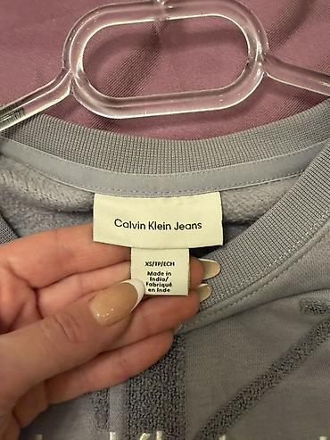 Kişi geyimləri: Svitşot, Calvin Klein, XS, rəng - Boz — 3