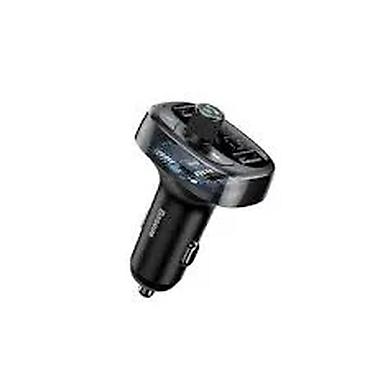radio: Baseus CCALL-TM01 T-Typed Bluetooth FM Transmitter Dual USB Avtomobil — 1