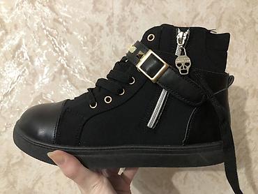 кожаный портфель мужской: Ботинки, 41, 41.5, 42, Alexander McQueen, Новый, цвет - Черный, Самовывоз — 2