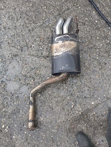 2 el scooter: İki çıxışlı avtomobil səsboğucu (arxa tlübn) – komplekt boru ilə - — 2