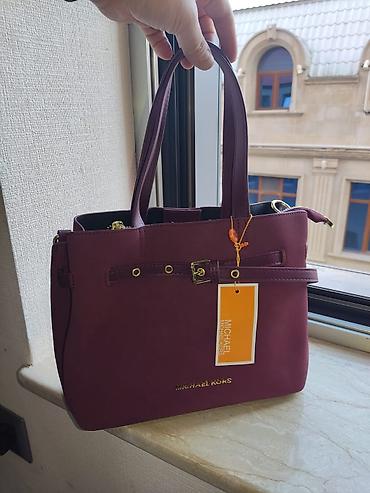 michael cors: Michael Kors qadın əl çantası - Model: Tote/Shoulder bag - Rəng: Tünd — 1