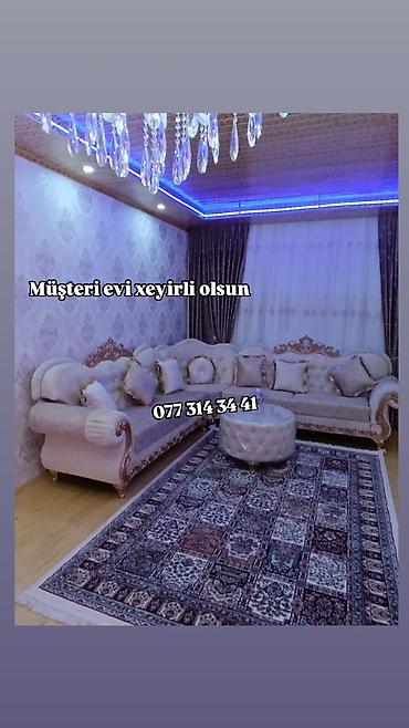 Ev və bağ: Klassik üslubda L formalı künc divan dəsti - Üslub: barokko/klassik — 2