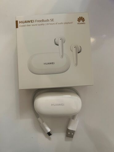 huawei freebuds 4i: Salam satıram Huawei FreeBuds SE sensorludu toxunduqda gələn zəngə