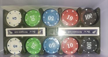 Masaüstü Oyunlar: Покерный набор Tam poker oyunu üçün tam dəst. Aşağıdakılardan