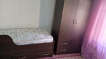 Односпальная кровать с матрасом и шкафом (набор) за 15000т в