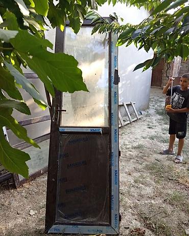 şuşə qapi: Plasdik qapi pencere desdi hamisi birlikde 100 azn — 8