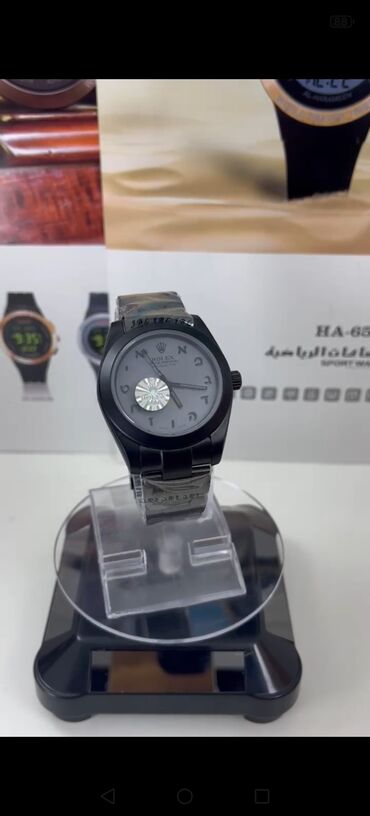 Qol saatları: Yeni, Qol saatı, Rolex, rəng - Qara — 29