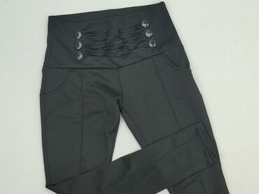 czarne obcisła bluzki: Leggings Elegant for women, size L (EU 40)