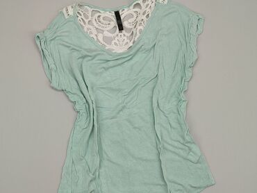 zielone bluzki z długim rękawem: Blouse, S (EU 36), condition - Perfect