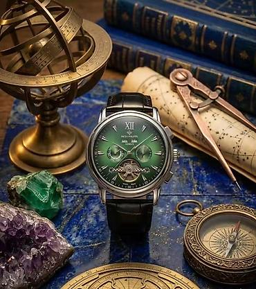 Наручные часы: Новый, Наручные часы, Patek Phillipe, цвет - Зеленый — 2