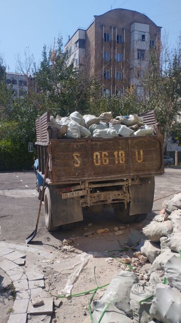 мал ташуу: Вывоз строительного мусора