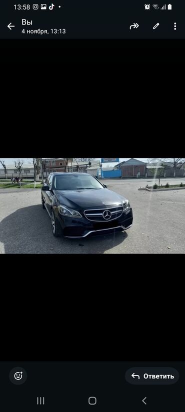 авто установка газ: Mercedes-Benz E-Class: 2014 г., 2 л, Автомат, Бензин, Седан