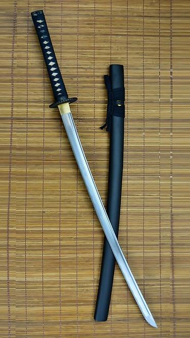 Коллекционные ножи: Катана с ножнами - Классическая изогнутая сталь, однолезвийное — 1