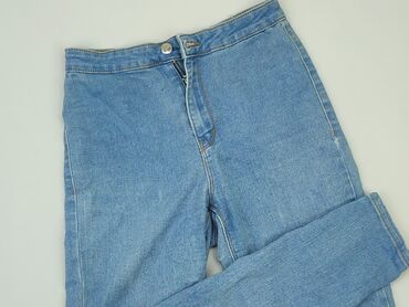 jeansy w serduszka: Jeans, Cropp, XS (EU 34), condition - Good