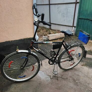 кук жигули кыргызча: Шаардык велосипед, Урал, Велосипед алкагы L (172 - 185 см), Колдонулган