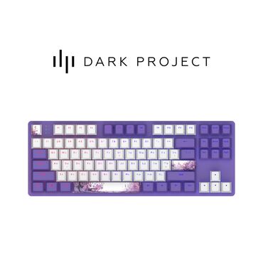 Компьютерные мышки: Игровая механическая клавиатура Dark Project One - 87 Violet Horizons