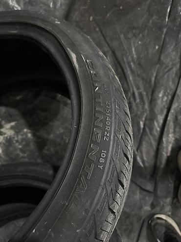 cross: Шины 275 / 40 / R 22, Лето, Б/у, Пара, Легковые, Continental — 7