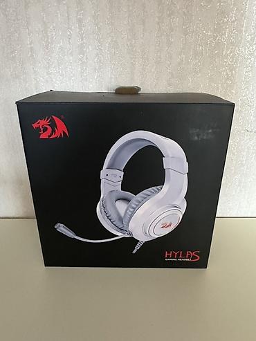 lil solid dual: Redragon Hylas oyun qulaqlığı – mikrofon ilə,ağ rəng, LED işıqlı - — 1