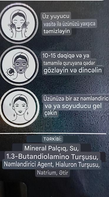 lifting maska: Üz ücün kosmetik maska. BLACK Opulent Glow Peel-Off Mask Dərinizə — 5