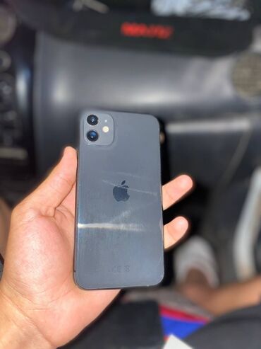 куплю телефон айфон: IPhone 11, Б/у, 64 ГБ, Черный, Коробка, 76 %