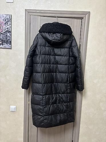 Женская одежда: Пуховик, Длинная модель, Китай, Оверсайз, L, XL — 2