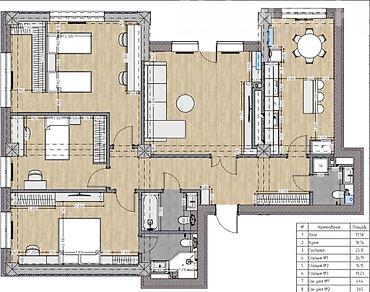 Продажа квартир: 4 комнаты, 191 м², Асанбай мкр Элитка, 2 этаж, ПСО (под самоотделку) — 2