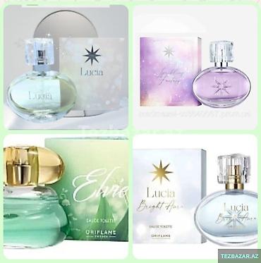 beard oil vitamin c: Oriflame Lucia, Elvie, Lucia Bright Aura, Lucia Fantasy qadin etirleri — 1