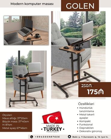 maşın üçün çadır: Tam müasir Komputer masası | Türkiyə istehsalı | 30% endirim Mütəmadi