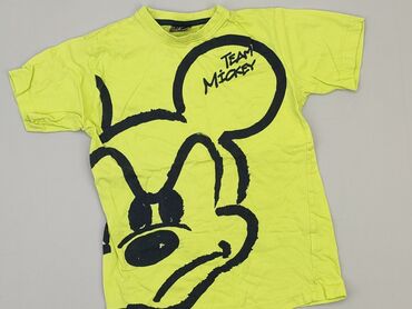 biała letnia sukienka z koronką: T-shirt, Disney, 10 years, 134-140 cm, condition - Good