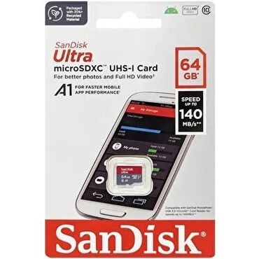 24 105: Əlaqə:0506208200 ✅64-GB-SanDisk Yaddaş Kartı Micro SD Kart Sandisk