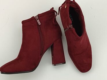 czerwone spódniczka w białe grochy: Ankle boots for women, 38, condition - Very good