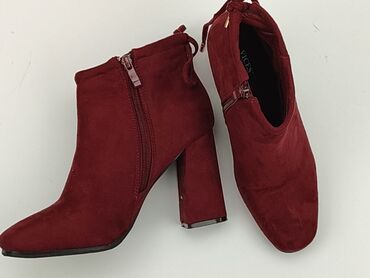 bluzki w czerwone róże: Ankle boots for women, 38, condition - Very good