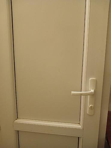 qapi plastik: Ağ rəngli PVC qapı - Material: PVC profil, panel doldurmalı - Rəng — 2