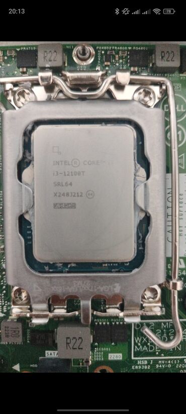 Prosessorlar: Prosessor Intel Core i3 12100T, > 4 GHz, > 8 nüvə, İşlənmiş