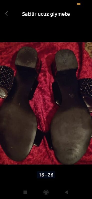 Basanoşka və səndəllər: Ölçü: 36, İşlənmiş — 3