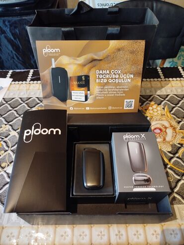 Qəlyan, vayp və aksesuarları: Sobranie Ploom elektron siqaret aparatı satılır.Az işlənib.Qutusu və