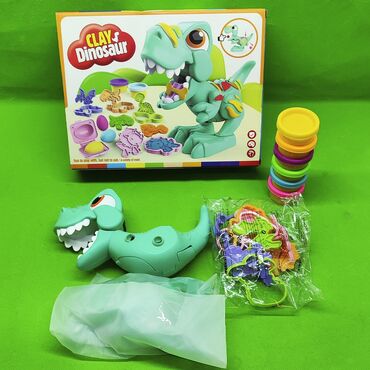 стеклянные игрушки: Тесто для лепки динозавр детское творчество🦖 Подарите ребенку