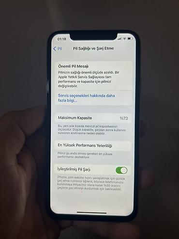 iphone xe: IPhone X, 64 GB, Gümüşü, Qırıq — 3