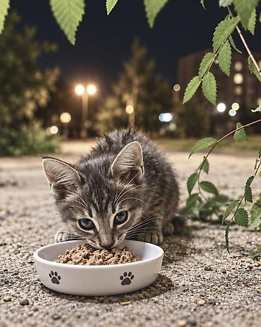 котики: Мама-кошка и два малыша ищут дом🙏🏻🥺 Эта маленькая семья сейчас живёт — 2