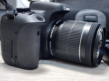 dsp 5 в 1: Зеркальный фотоаппарат Canon EOS 750D в черном цвете. Оснащен