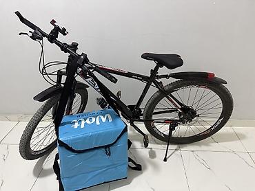 velosiped canta: BMx GTR-808 dağ velosipedi + Wolt çatdırılma çantası dəsti Məhsulun — 1