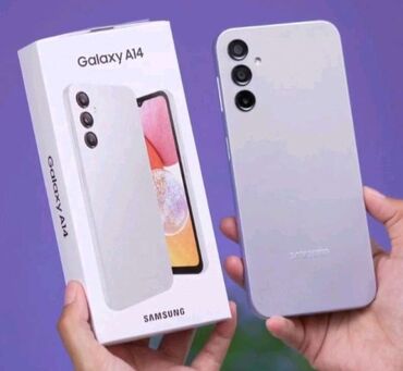 iphone 6 qiymeti islenmis: Samsung Galaxy A14, 128 ГБ, цвет - Серебристый, С документами
