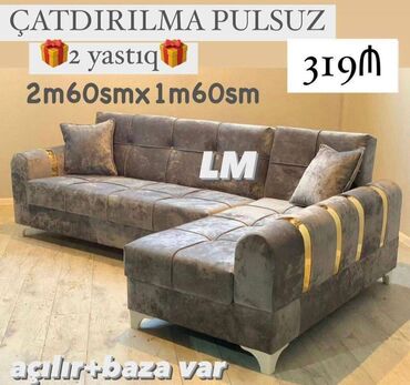 TV altlığı: Künc divan, Yeni, Açılan, Bazalı