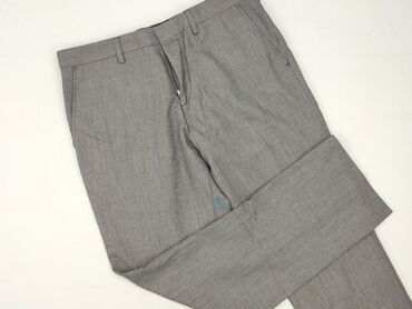 spodnie dresowe z napisami: River Island, Material trousers for women, size L (EU 40)