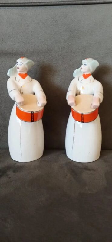 Heykəlciklər: Heykəlcik, 1950 il, Farfor, SSRİ, Pulsuz çatdırılma — 15