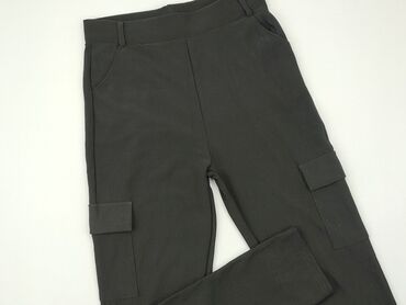 spodnie dresowe białe: Trousers, L (EU 40), condition - Good