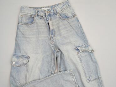 jeansy ze średnim stanem stradivarius: Bershka, Jeans for women, size XS (EU 34)
