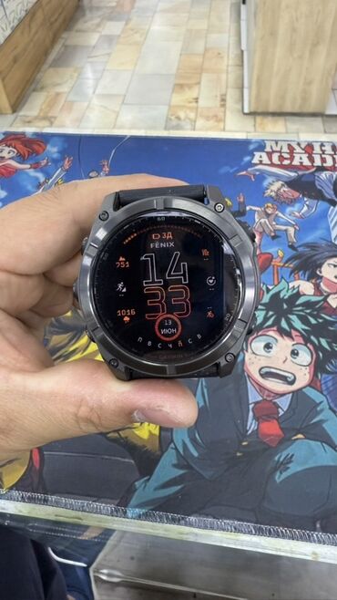 вяр очки: Garmin Fenix 8 51mm Amoled, идеальное состояние без коробки . с