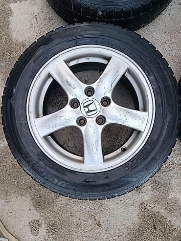 step wgn: Комплект из 4 колес Honda: оригинальные литые диски с шинами. - — 7